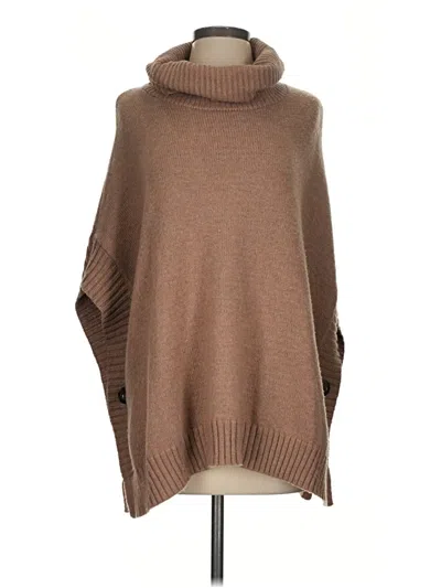 Pre-owned Old Navy Poncho In Brown