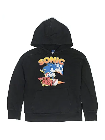 Pre-owned Old Navy Kids' Pullover Hoodie In Black