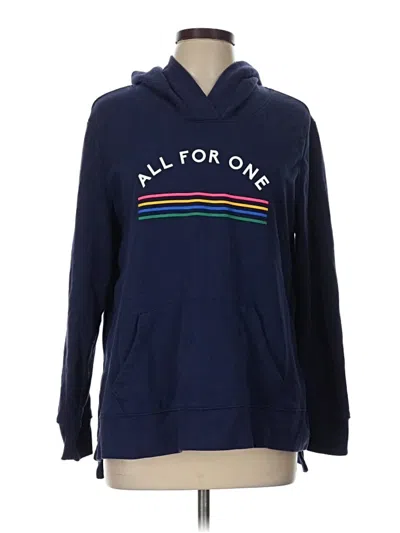 Pre-owned Old Navy Pullover Hoodie In Blue