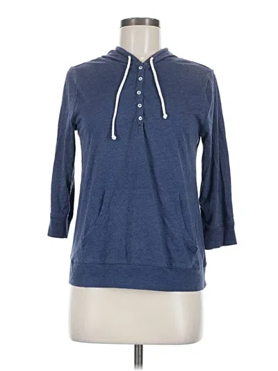 Pre-owned Old Navy Pullover Hoodie In Blue