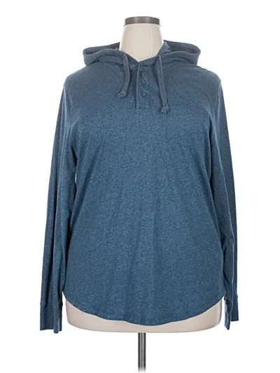 Pre-owned Old Navy Pullover Hoodie In Blue