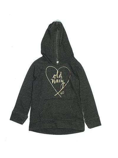 Pre-owned Old Navy Kids' Pullover Hoodie In Gray
