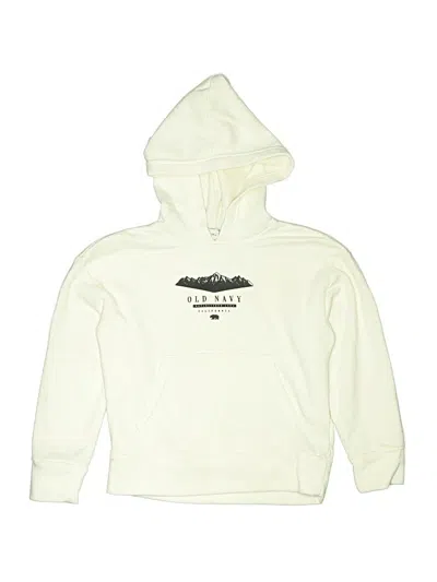 Pre-owned Old Navy Kids' Pullover Hoodie In Ivory