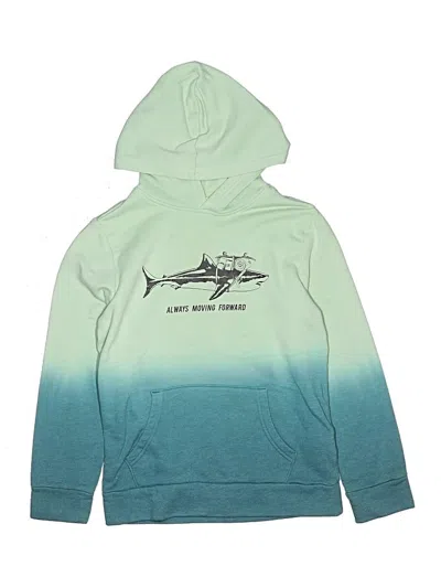 Pre-owned Old Navy Kids' Pullover Hoodie In Teal