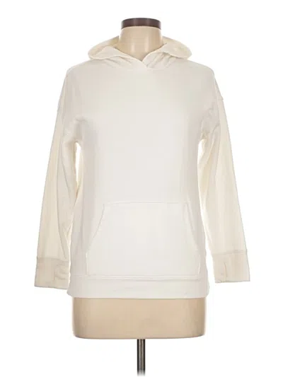 Pre-owned Old Navy Pullover Hoodie In White