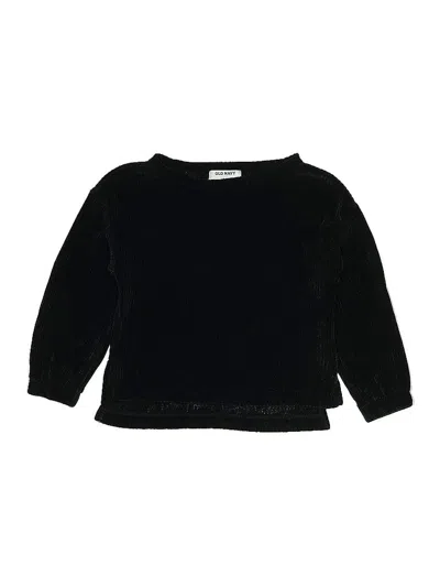 Pre-owned Old Navy Kids' Pullover Sweater In Black