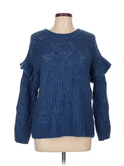 Pre-owned Old Navy Pullover Sweater In Blue