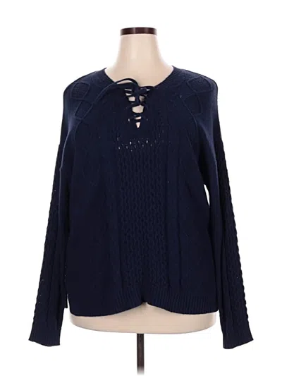 Pre-owned Old Navy Pullover Sweater In Blue
