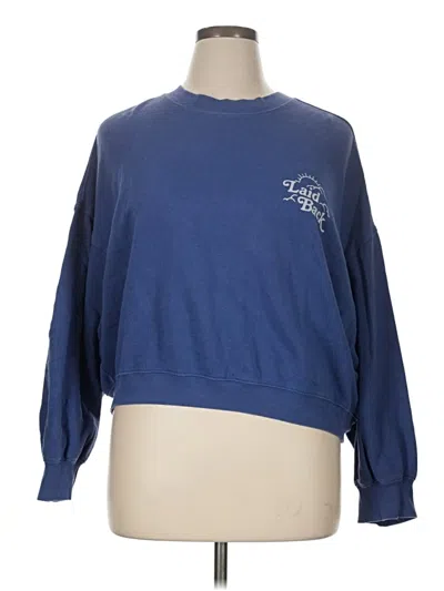 Pre-owned Old Navy Pullover Sweater In Blue