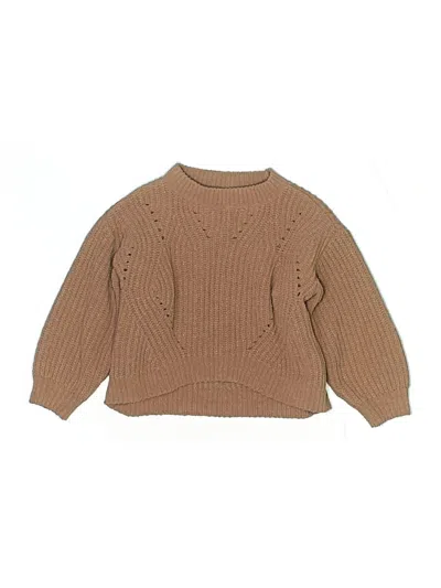 Pre-owned Old Navy Kids' Pullover Sweater In Brown