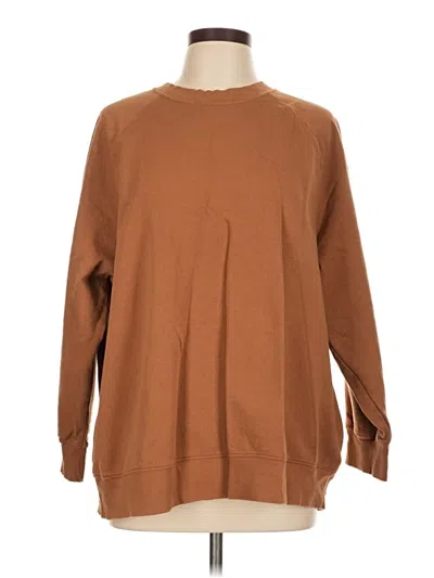 Pre-owned Old Navy Pullover Sweater In Brown