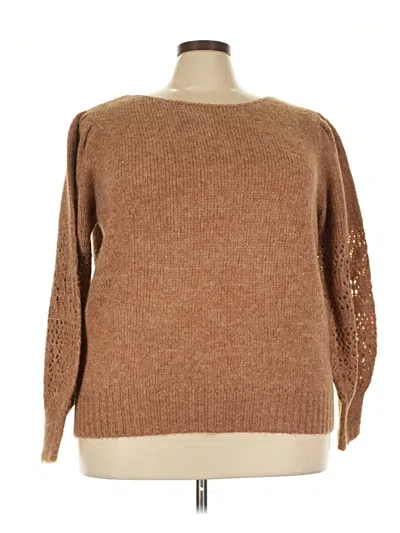 Pre-owned Old Navy Pullover Sweater In Brown