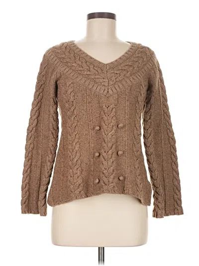 Pre-owned Old Navy Pullover Sweater In Brown