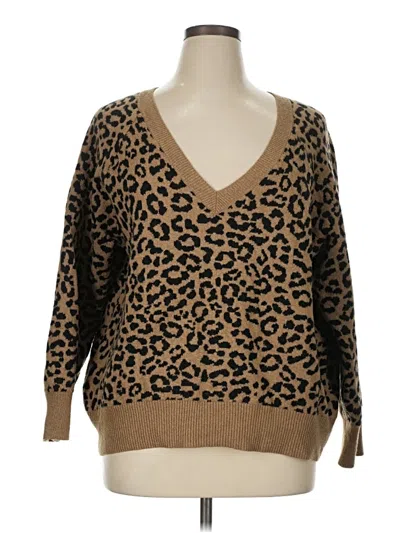 Pre-owned Old Navy Pullover Sweater In Brown