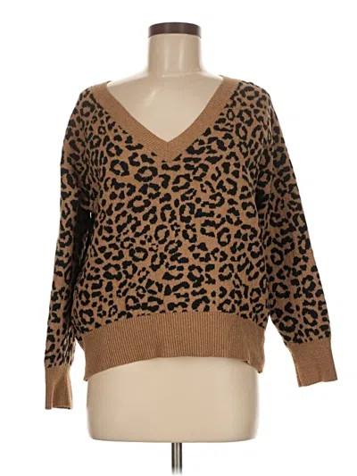 Pre-owned Old Navy Pullover Sweater In Brown