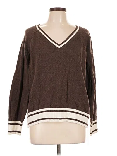 Pre-owned Old Navy Pullover Sweater In Brown