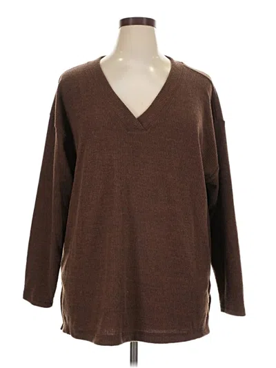 Pre-owned Old Navy Pullover Sweater In Brown