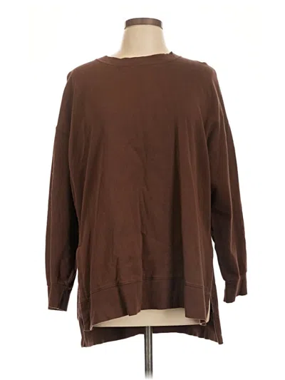 Pre-owned Old Navy Pullover Sweater In Brown