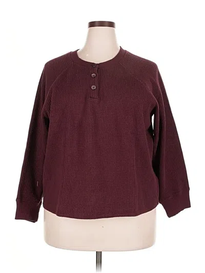 Pre-owned Old Navy Pullover Sweater In Burgundy
