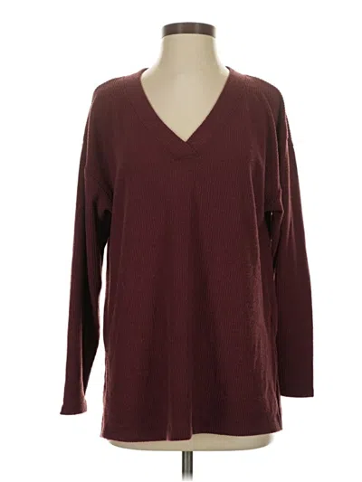 Pre-owned Old Navy Pullover Sweater In Burgundy