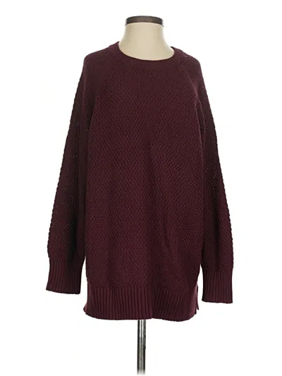 Pre-owned Old Navy Pullover Sweater In Burgundy