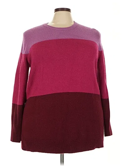 Pre-owned Old Navy Pullover Sweater In Burgundy