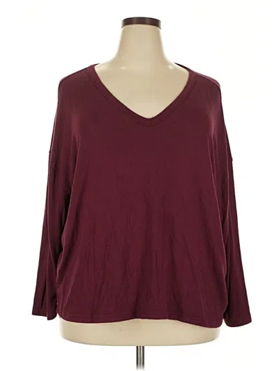Pre-owned Old Navy Pullover Sweater In Burgundy