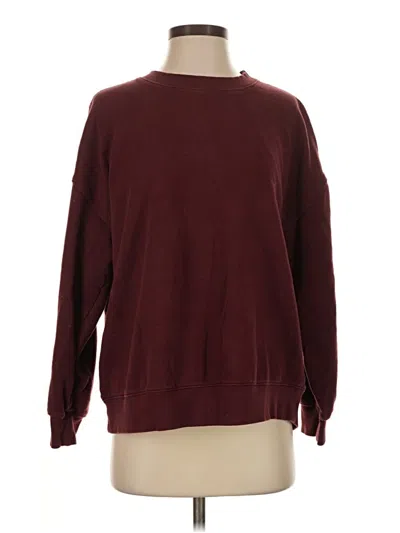 Pre-owned Old Navy Pullover Sweater In Burgundy