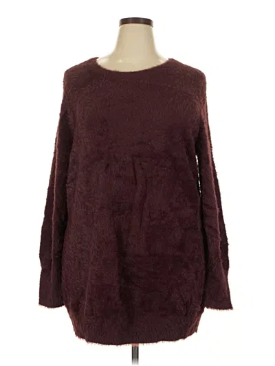 Pre-owned Old Navy Pullover Sweater In Burgundy