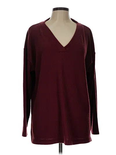 Pre-owned Old Navy Pullover Sweater In Burgundy