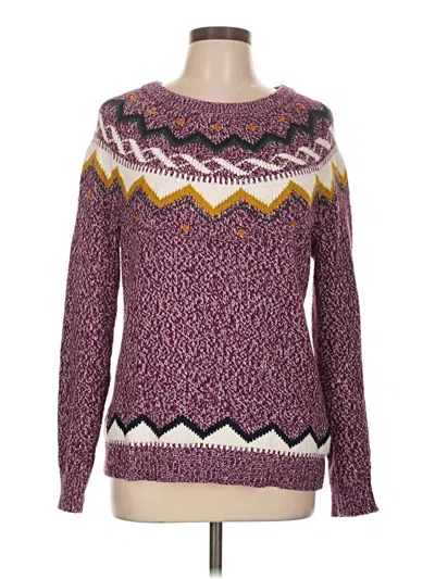 Pre-owned Old Navy Pullover Sweater In Burgundy
