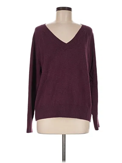 Pre-owned Old Navy Pullover Sweater In Burgundy