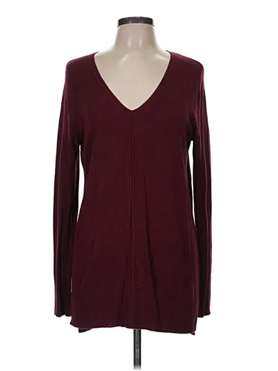 Pre-owned Old Navy Pullover Sweater In Burgundy