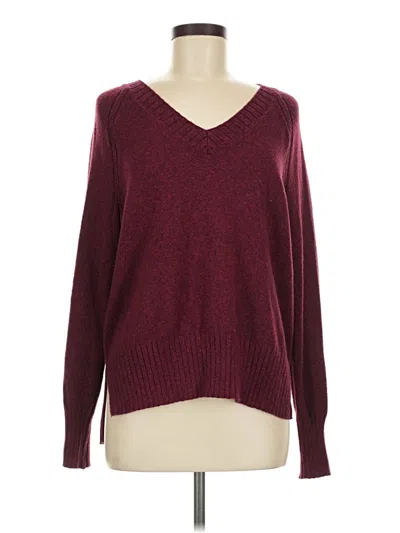 Pre-owned Old Navy Pullover Sweater In Burgundy