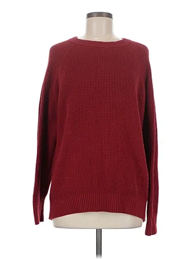 Pre-owned Old Navy Pullover Sweater In Burgundy