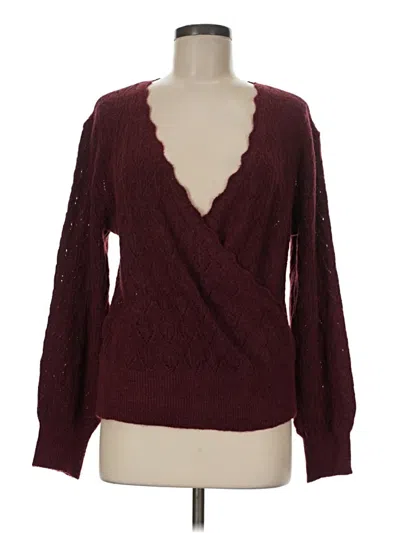 Old Navy Pullover Sweater In Burgundy