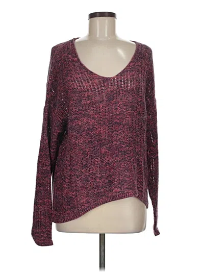 Pre-owned Old Navy Pullover Sweater In Burgundy