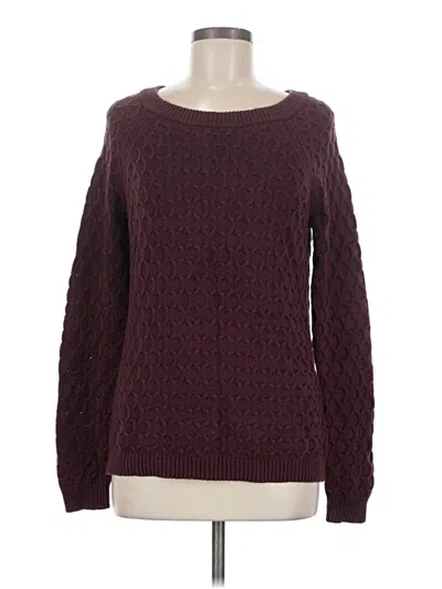 Pre-owned Old Navy Pullover Sweater In Burgundy