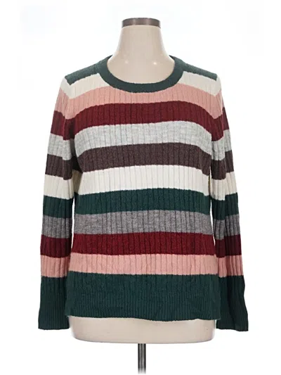 Pre-owned Old Navy Pullover Sweater In Burgundy