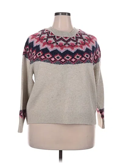Pre-owned Old Navy Pullover Sweater In Gray