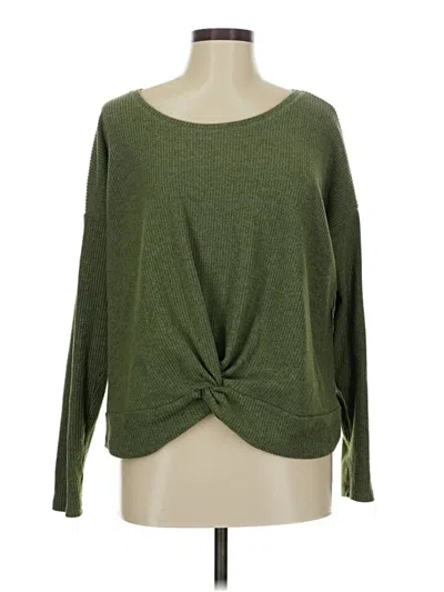 Pre-owned Old Navy Pullover Sweater In Green