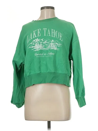 Pre-owned Old Navy Pullover Sweater In Green