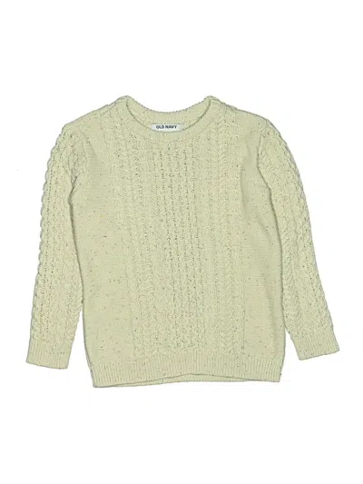 Pre-owned Old Navy Kids' Pullover Sweater In Green