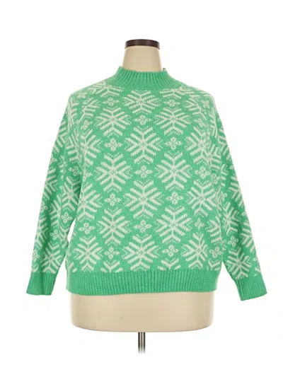 Pre-owned Old Navy Pullover Sweater In Green