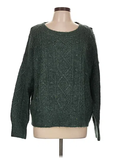 Pre-owned Old Navy Pullover Sweater In Green