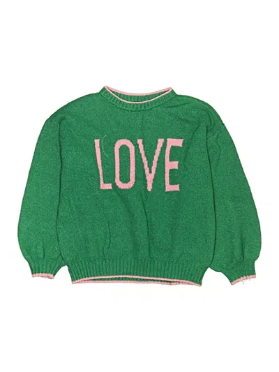 Pre-owned Old Navy Kids' Pullover Sweater In Green
