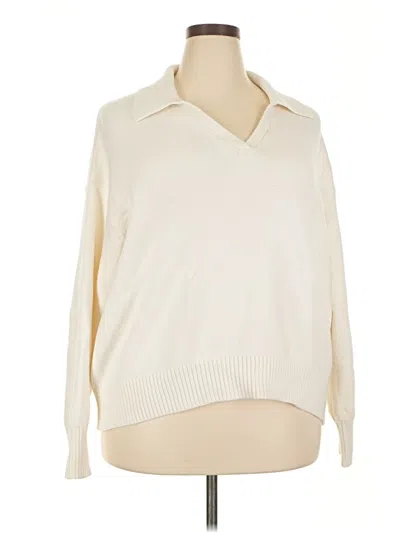 Pre-owned Old Navy Pullover Sweater In Ivory