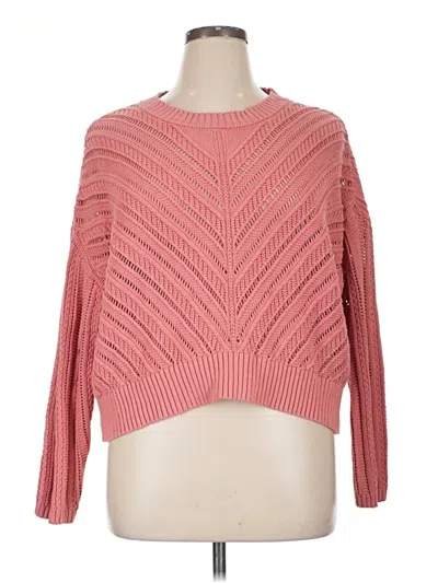 Pre-owned Old Navy Pullover Sweater In Pink