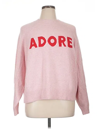 Pre-owned Old Navy Pullover Sweater In Pink