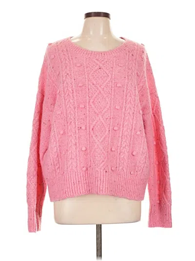 Pre-owned Old Navy Pullover Sweater In Pink